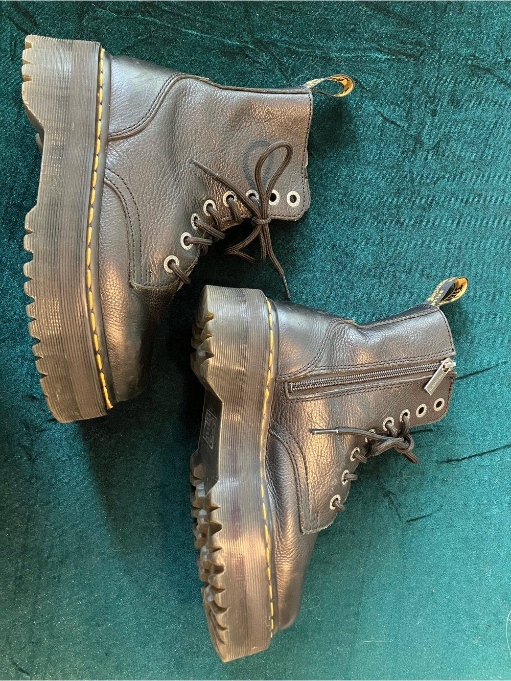 Dr. Martens Air Wair Jadon III Pisa Leather Platform Boots